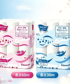 トイレットペーパー 2層 30メートル/ロール、1層 60メートル/ロール 計18ロール